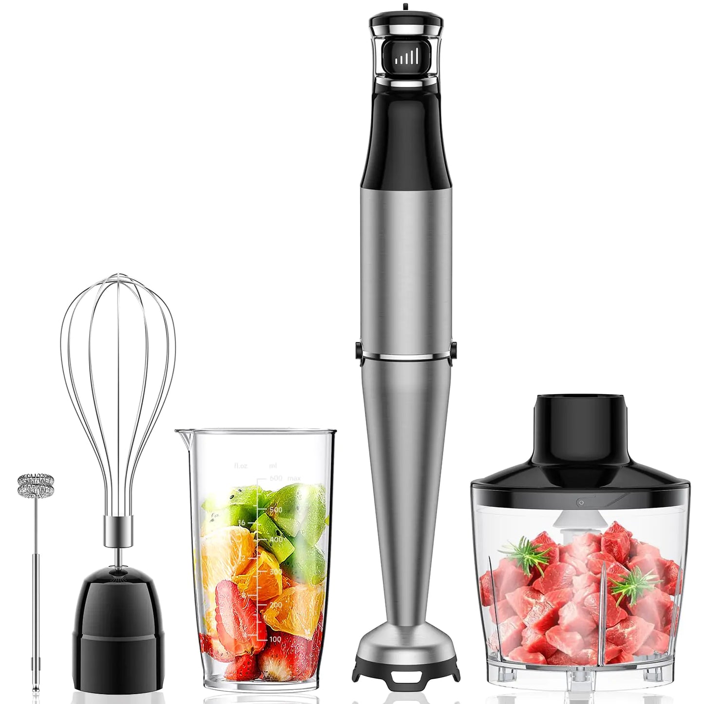 5-in-1 Electric Hand Blender – Smoothies, Soups & More